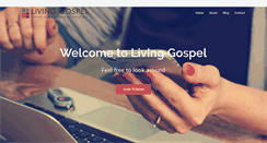 Desktop Screenshot of livinggospel.net